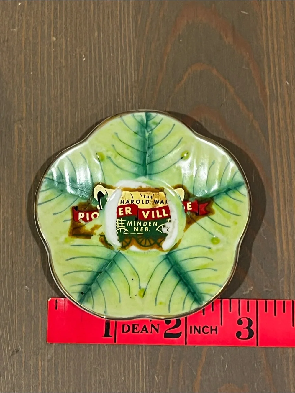 Vintage mini Strawberry cup & saucer Pioneer Village souvenir Made in Japan